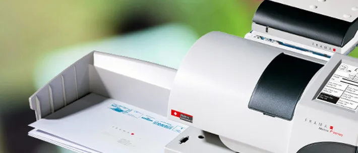 Franking Machine Close Up