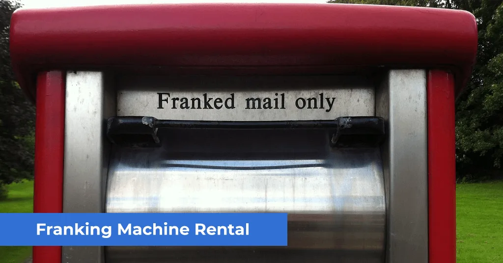 franking machine rental